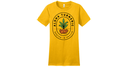 Aloha Turmeric Women's Short Sleeve T-shirt (large, Gold)