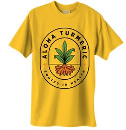 [ALOHA promo shirt mens] Aloha Turmeric Men's Short Sleeve T-shirt